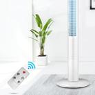 WoMu Household Leafless Fan Tower Floor Fan CN Plug, Size:90cm, Style:Remote Control - 1