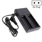 Jinnet 2 PCS Smart Dual Charge Handheld Gimbal Camera Battery Charger For DJI/Osmo(EU Plug) - 1