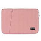 Baona Laptop Liner Bag Protective Cover, Size: 12 inch(Pink) - 1