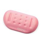 Baona Silicone Memory Cotton Wrist Pad Massage Hole Keyboard Mouse Pad, Style: Mouse Pad (Pink) - 1
