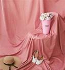 1 x 1.2m Photo Background Cloth Increased Widened Photography Cloth Live Broadcast Solid Color Cloth(Deep Pink) - 1