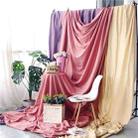 1 x 2.4m Photo Background Cloth Increased Widened Photography Cloth Live Broadcast Solid Color Cloth(Bean Sand Color) - 5