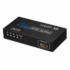 HW-HD104E 1 to 4 EP Chip Available Splicing Screen HDMI Splitter, EU Plug(Black) - 1