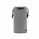 Benna Waterproof SLR Camera Lens Bag  Lens Protective Cover Pouch Bag, Color: Round Small(Gray) - 1