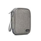 Baona BN-C003 Mobile Hard Disk Protection Cover Portable Storage Hard Disk Bag, Specification: Double-layer (Gray) - 1