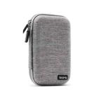 Baona BN-F010 2.5 inch Mobile Hard Disk Single Layer Storage Bag Power Bank Protection Storage Bag(Gray) - 1