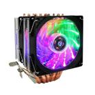 COOL STORM CT-4U-9cm Heat Pipe Dual-Tower CPU Radiator Copper Pipe 9 Cm Fan For Intel/AMD Platform Specification： Color Light 3-wire Double Fan Outer Light - 1