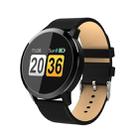 Q8 OLED Color Screen Fashion Smart Watch  IP67 Waterproof, Support Heart Rate Monitor / Blood Pressure Oxygen / Fitness Tracker(Black) - 1