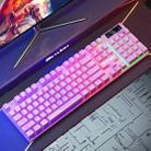 Skylion H600 1600dpi 104-Keys Wired Luminous Keyboard Manipulator Gaming Keyboard, Colour:  Keyboard (Pink) - 1