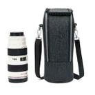 DULUDA 302 Breathable Waterproof And Shockproof Telephoto Camera Lens Bag(Gray Black) - 2