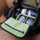 3011 Multifunctional Double Shoulder SLR Digital Camera Bag, Size: Large(Black) - 6
