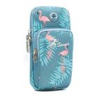 2 PCS B082 Sports Outdoor Arm Bag Mobile Phone Arm Band Running Fitness Mobile Phone Bag, Specification： Small (Cyan) - 1