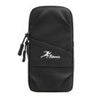 Running Mobile Phone Arm Bag Sports Yoga Fitness Mobile Phone Bag(B222 Black) - 1