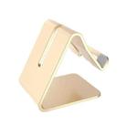 4 PCS Z1 Portable Desktop Phone Stand Lazy Tablet Stand, Colour: Aluminum Alloy（Gold） - 1