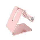 4 PCS Z1 Portable Desktop Phone Stand Lazy Tablet Stand, Colour: Aluminum Alloy（Rose Gold） - 1