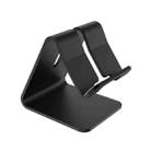 4 PCS Z1 Portable Desktop Phone Stand Lazy Tablet Stand, Colour: Aluminum Alloy（Black） - 1