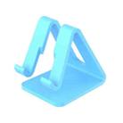 4 PCS Z1 Portable Desktop Phone Stand Lazy Tablet Stand, Colour: Plastic（Blue） - 1