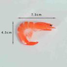 3 PCS Simulation Shrimp Camera Props Children Play House Toys(Big Red Shrimp) - 2