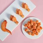 3 PCS Chicken Wings Keychain Simulation Food Model Toy Shooting Props - 4