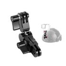 Aluminium Alloy 360 Degree Rotating Mount Adapter Adjustable Arm Connector for GoPro Hero11 Black / HERO10 Black /9 Black /8 Black /7 /6 /5 /5 Session /4 Session /4 /3+ /3 /2 /1, DJI Osmo Action and Other Action Cameras(Black) - 1