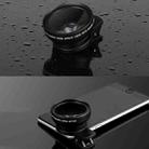 2 PCS 0.45X Ultra-Wide-Angle Macro Combination Mobile Phone External Lens With Clip(Black) - 5