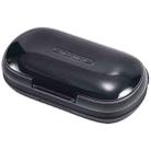 Oatsbasf Multifunction Portable Headset Storage Box 3-In-1 Data Cable Headphone Bag with Stand(Black) - 1