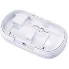 Oatsbasf Multifunction Portable Headset Storage Box 3-In-1 Data Cable Headphone Bag with Stand(White) - 1