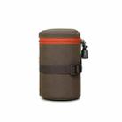 5601 SLR Lens Bag Liner Waterproof Shockproof Protection Bag, Colour: Small (Brown) - 1