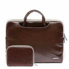 LiSEN LS-116 Simple Laptop Bag Business Laptop Liner Bag, Size: 11.6 inch(PU Brown) - 1