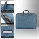 LiSEN LS-116 Simple Laptop Bag Business Laptop Liner Bag, Size: 11.6 inch(Snowflake Nylon Light Blue) - 5