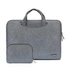 LiSEN LS-116 Simple Laptop Bag Business Laptop Liner Bag, Size: 13.3 inch(Snowflake Nylon Gray) - 1