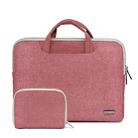 LiSEN LS-116 Simple Laptop Bag Business Laptop Liner Bag, Size: 13.3 inch(Snowflake Nylon Light Red) - 1