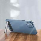 Oatsbasf 03654 Mini Mobile Phone Holder Back Sticker Portable Folding Desktop Multifunctional Magnetic Stand(Grey) - 1