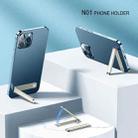 Oatsbasf 03654 Mini Mobile Phone Holder Back Sticker Portable Folding Desktop Multifunctional Magnetic Stand(Gold) - 3