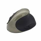 JSY-03 6 Keys Wireless Vertical Charging Mouse Ergonomic Vertical Optical Mouse(Silver Gray) - 2