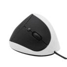 JSY-05 6 Keys Wired Vertical Mouse Ergonomics Brace Optical Mouse(White) - 1