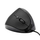 JSY-05 6 Keys Wired Vertical Mouse Ergonomics Brace Optical Mouse(Black) - 1