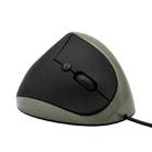 JSY-05 6 Keys Wired Vertical Mouse Ergonomics Brace Optical Mouse(Silver Gray) - 1