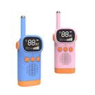 D20 Walkie-Talkie Children Toy Mini Wireless Call Interactive Toy, Colour: Blue + Pink - 1