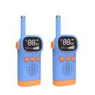 D20 Walkie-Talkie Children Toy Mini Wireless Call Interactive Toy, Colour: Blue + Blue - 1