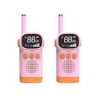 D20 Walkie-Talkie Children Toy Mini Wireless Call Interactive Toy, Colour: Pink + Pink - 1