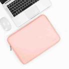 Baona BN-Q001 PU Leather Laptop Bag, Colour: Pink, Size: 16/17 inch - 1