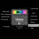 Ulanzi VL49 RGB Small LED Video Fill Light 6W Vlog Photography Beauty Light(Black) - 3