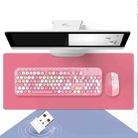 MOFII Honey Plus Colorful Wireless Keyboard and Mouse Set(Pink Mixture) - 1