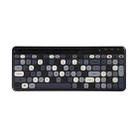 MOFii 888 100 Keys Wireless Bluetooth Keyboard with Tablet Phone Slot(Black Gray Mix Color) - 1