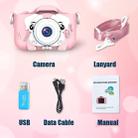 Q9 Children Digital Camera Mini Cartoon Toy Camera, Style:Front and Rear Dual Cameras(Pink) - 5