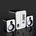 ICE COOREL X11 USB Wired Computer Audio 3D Stereo Surround Low Cannon Speaker(Moon White) - 1