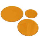 3 In 1 Beauty Shot Props Decorative Transparent Acrylic Board Cosmetic Shooting Ornaments Commercial Background(Orange) - 1