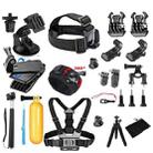 23 in 1 Starter Accessories Combo Kits for GoPro Hero11 Black / HERO10 Black / GoPro HERO9 Black / HERO8 Black / HERO7 /6 /5 /5 Session /4 Session /4 /3+ /3 /2 /1, DJI Osmo Action and Other Action Cameras(Black) - 1