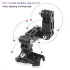 2 Set Cycling Helmet Adhesive Multi-Joint Arm Fixed Mount Set for GoPro Hero11 Black / HERO10 Black / GoPro HERO9 Black / HERO8 Black / HERO7 /6 /5 /5 Session /4 Session /4 /3+ /3 /2 /1, DJI Osmo Action and Other Action Cameras Arm Holder - 2
